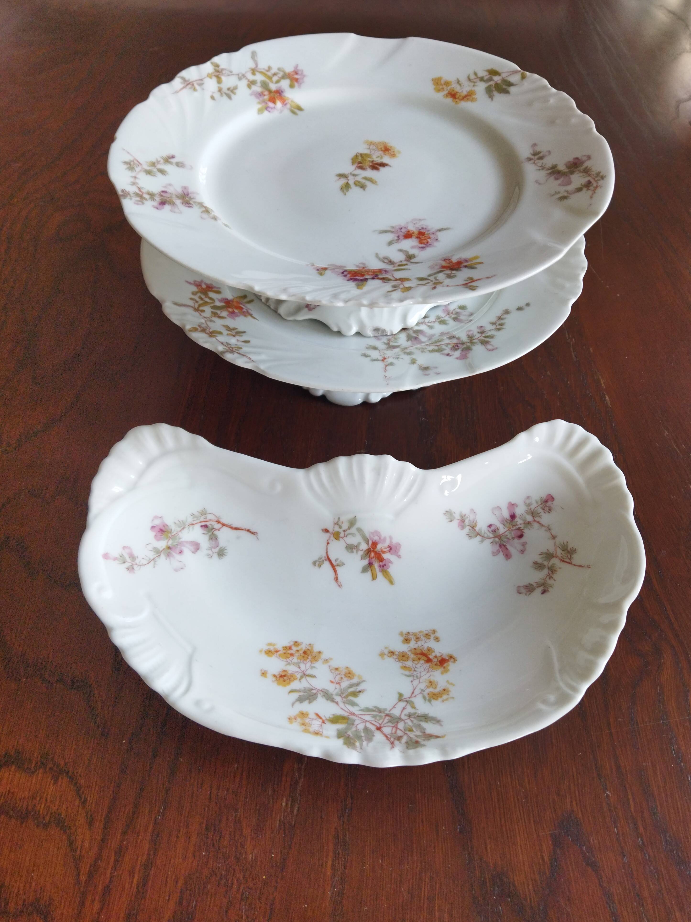 Porcelain mignardise service by Jean Pouyat (ca. 1900) Limoges