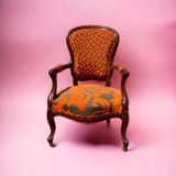 Cabriolet armchair in mahogany