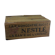 Nestlé wooden box.