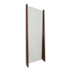 Miroir danois avec cadre en teck