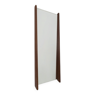 Danish Mirror with Teak Frame