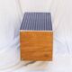 Blue column side table 66x33 cm