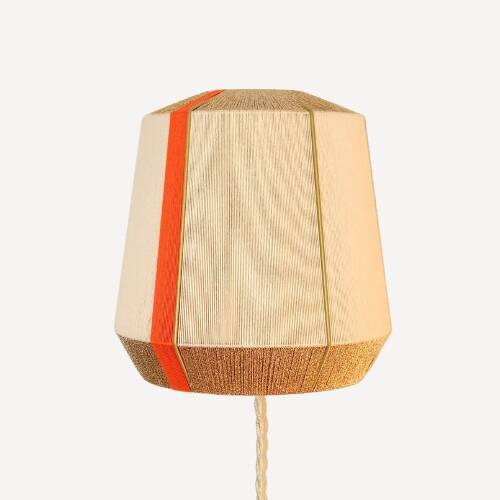 Colourful wall lamp L’Epicurienne gold – orange