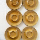 70s artichoke plates