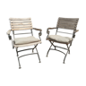 Outdoor armchairs wood metal Beaufort 10 Scandinavian design