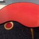 Lampadaire formica rouge-rose années 50-60 vintage