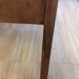 Desk teak feet compass