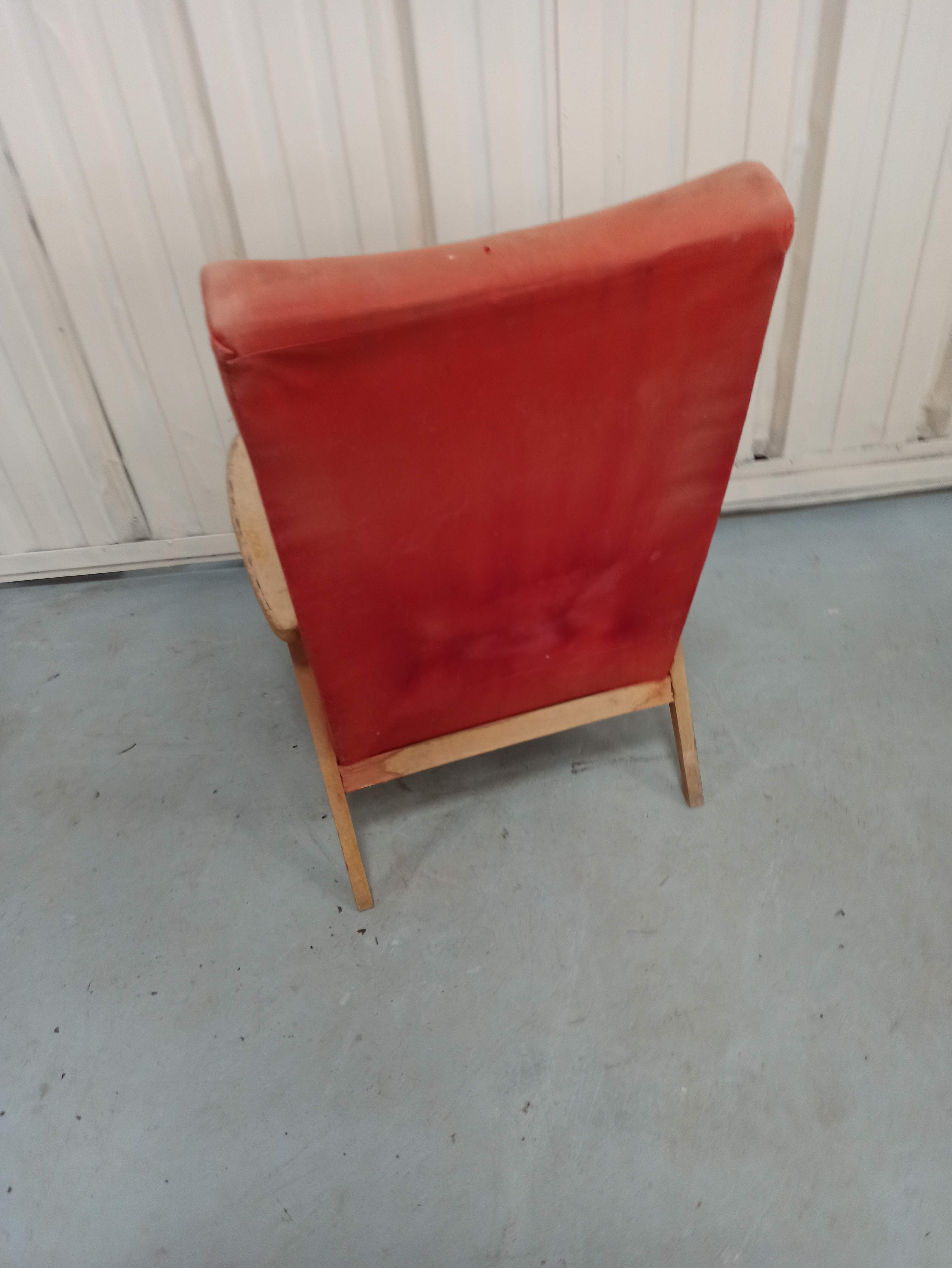 Set 3 armchairs compass feet