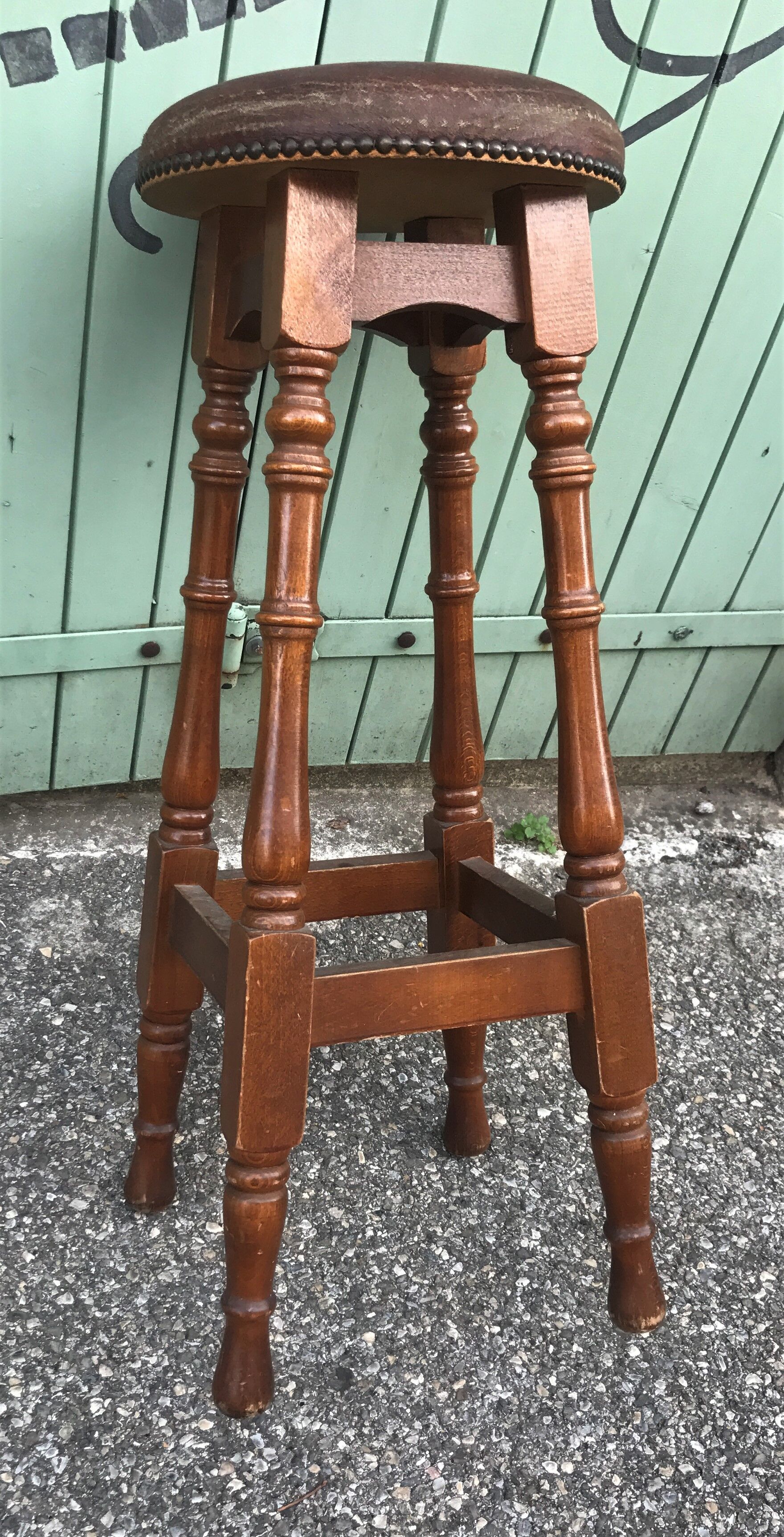 Tabouret de bar rustique