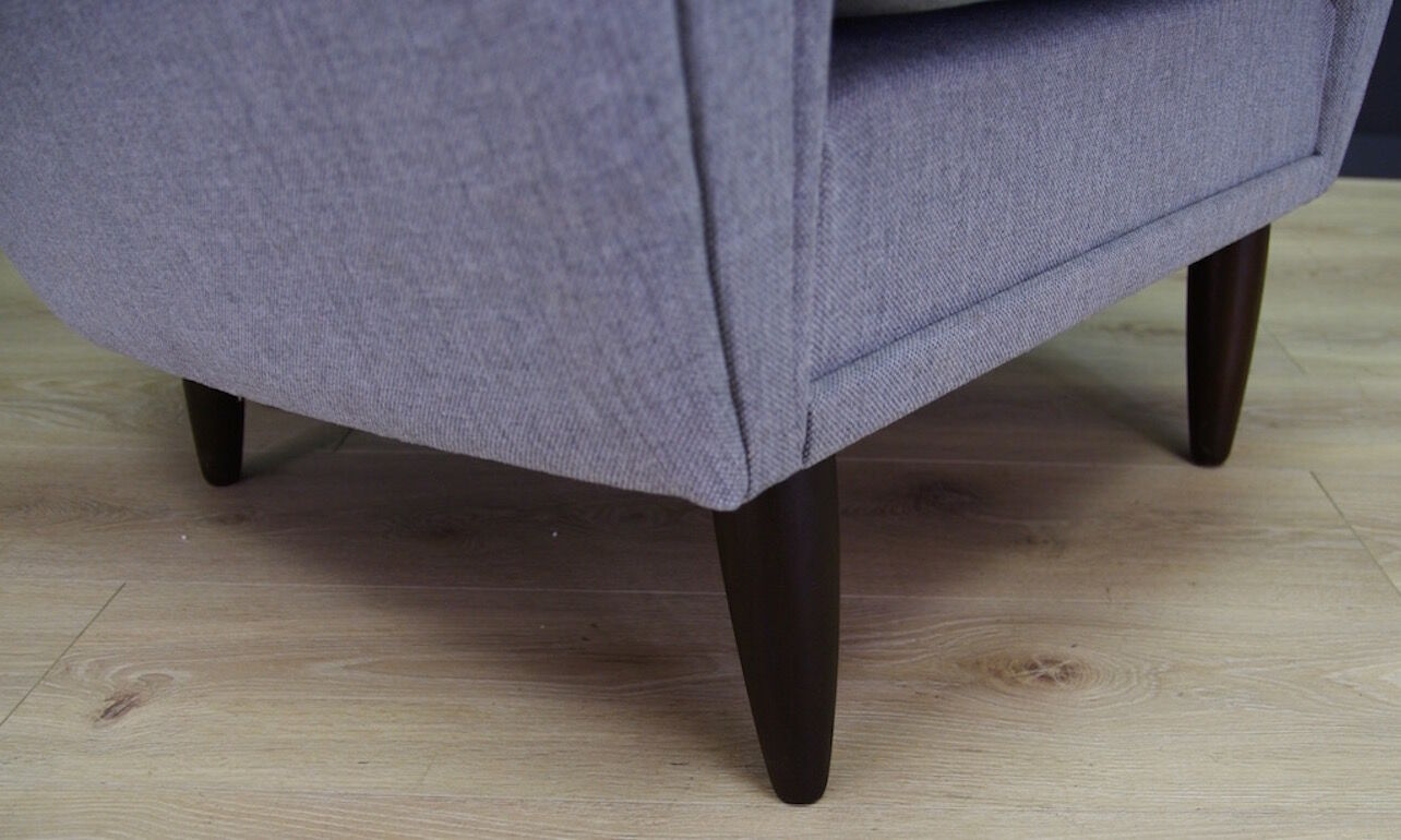 Grey armchair, Danish design, 1970s, production: Denmark