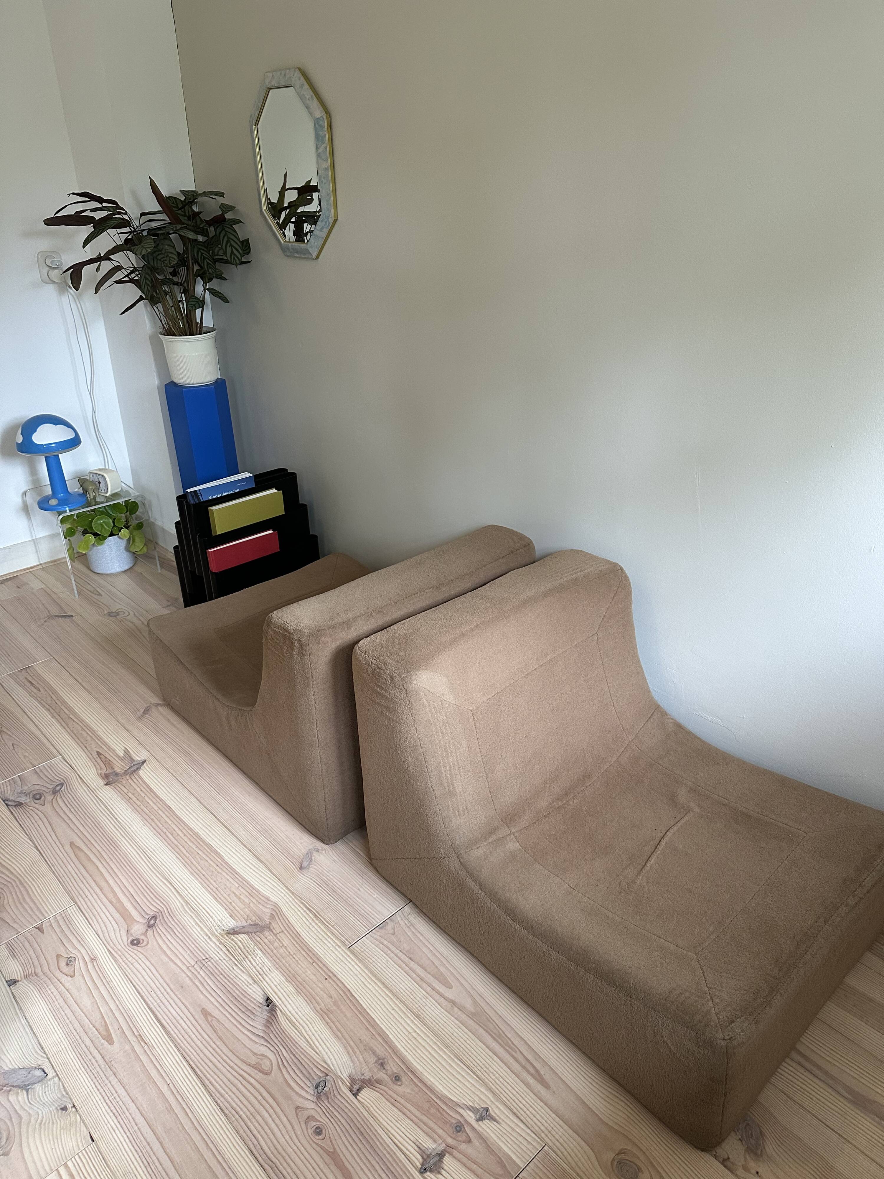 2 fauteuils modulaires italien vintage