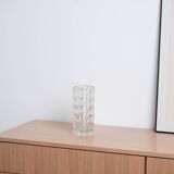 Crystal vase, Italian design, 1960s, manufactured in Italy