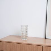Crystal vase, Italian design, 1960s, manufactured in Italy