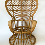 Fauteuil en rotin « Conte Biancamano » par Gio Ponti & Lio Carminati, années 1950