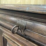 Large 18th century oak chest