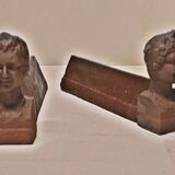 Pair of ancient cast iron channels