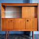 Vintage sideboard, antique bar cabinet, secretary bookcase