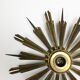 Applique soleil fabriqué en Italie dans les années 50