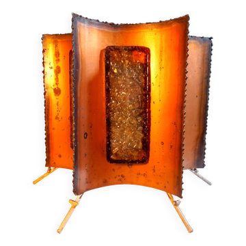 Lampe brutaliste Accolay 1960s