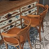 Lot 2 fauteuils bistrot