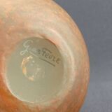 Glass paste pitcher signed De Feure for Daum