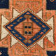 Tapis de couloir vintage large 4 x 10, 110 x 323 cm.