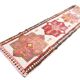 Red & Brown Oriental Persian Runner Rug, 84x334Cm