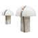 Paire de lampes de table champignon vintage