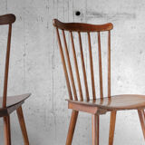 Set of 4 bistro chairs "Menuet" years 60/70