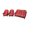 Ensemble canapé et fauteuil