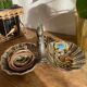 Empty dish vintage swan pocket