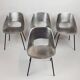 Suite de quatre chaises par Pierre Guariche pour Steiner