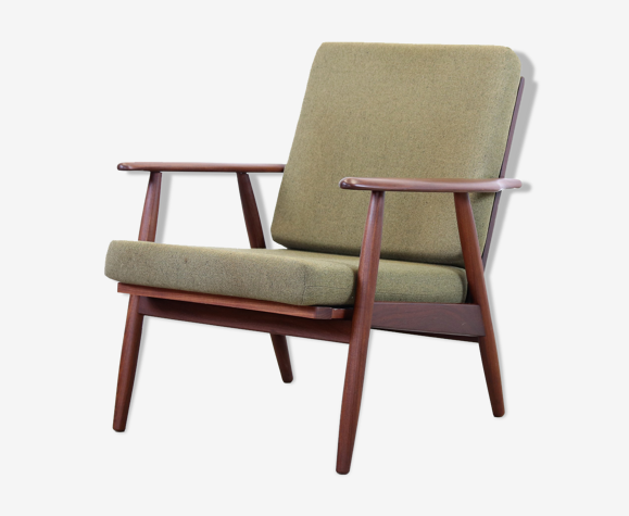 Fauteuil de design danois en bois de teck du milieu du siècle des années 1960