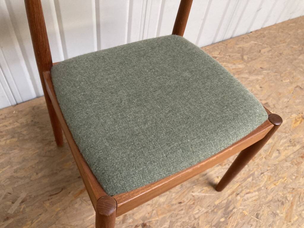 Kai Kristiansen Danish Teak Dining Chair K.S. Mobler Set of 6