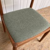 Kai Kristiansen Danish Teak Dining Chair K.S. Mobler Set of 6