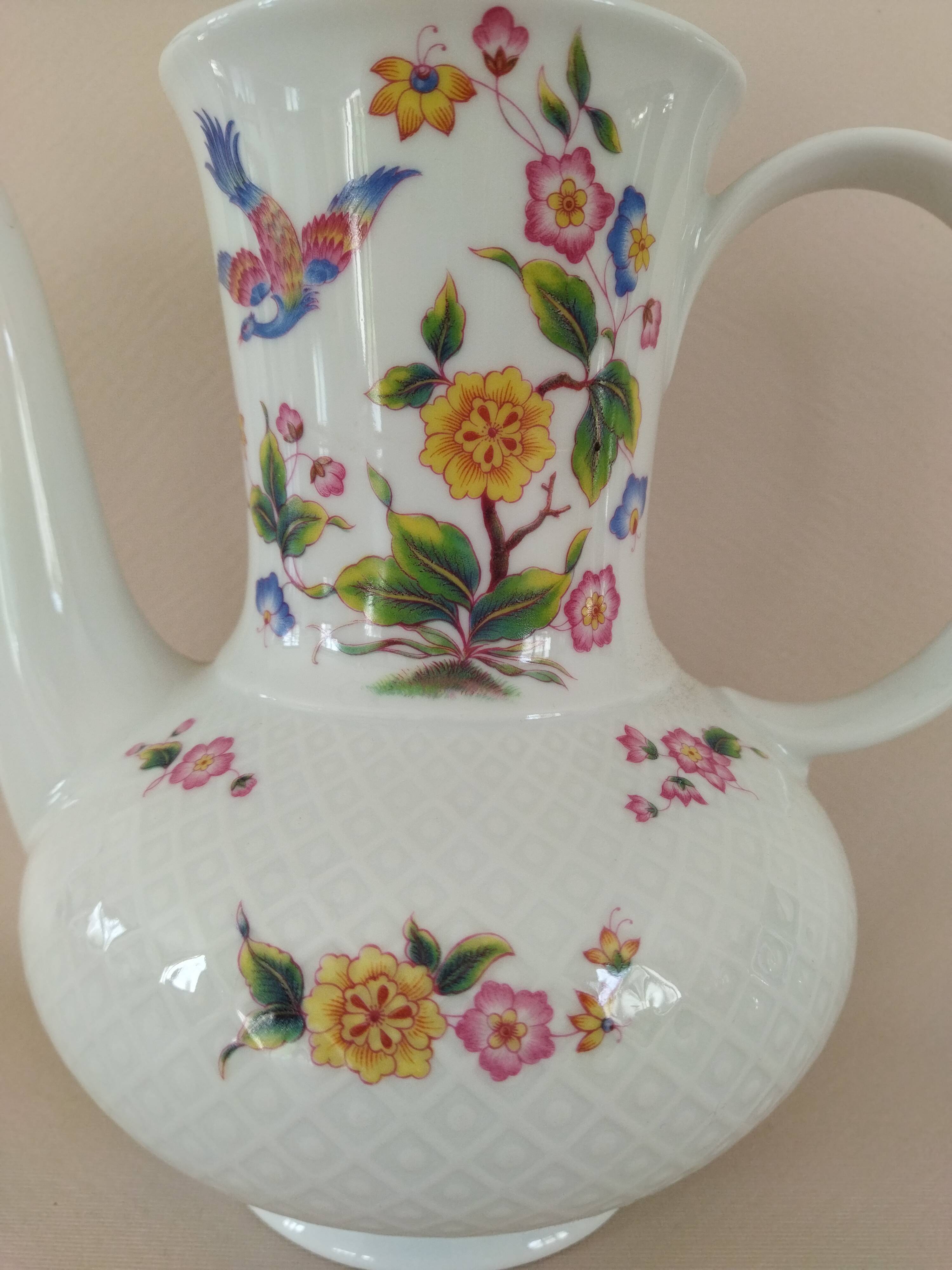 Kaffeekanne - Seltmann Weiden Wien grüne Blume 26493 online günstig kaufen | Porzellanbörse