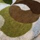 Xl psychedelic high pile rya rug desso netherlands, 1970s