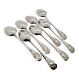 7 Alfenide Silver Metal Table Spoons