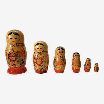 Russian Dolls Old Matryoshka ( USSR )
