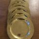 Round brass plates