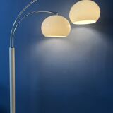 Vintage Dijkstra double bow mushroom floor lamp