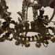 Italian tole chandelier, 1940s