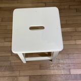 Vintage painted wooden stool