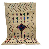 Handmade Moroccan Berber carpet 234 x 153 CM
