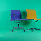 Set of 8 chairs model EA108 & EA107 by Charles and Ray Eales Vitra edition