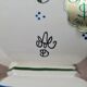 Hand-painted faience lamp – Desvres / Rouen style – artisan piece