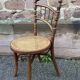 Paire de chaises de café bistrot viennoise par L. & H. Cambier Frères bois courbé belgique