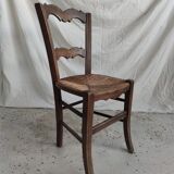 Mulched wooden chair