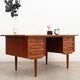 Oak desk, Danish design, 1960s, production: Denmark