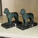 Art Deco poodle-shaped bookends